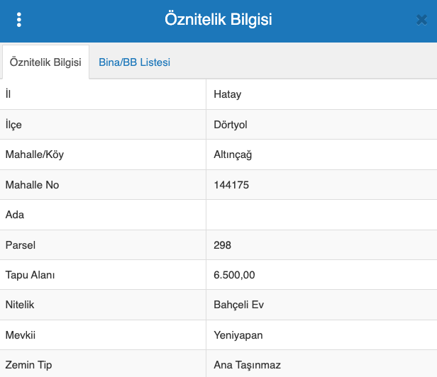 HATAY DÖRTYOL'DA 705 M2 SATILIK BAHÇELİ EV